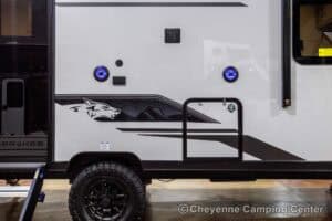 2026 Forest River Cherokee Wolf Pup Black Label 16CMBL Small Camper Exterior Image