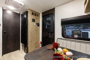 2026 Forest River Cherokee Wolf Pup Black Label 16CMBL Small Camper Interior Image