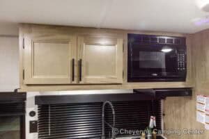 2026 Forest River Cherokee Wolf Pup Black Label 16CMBL Small Camper Interior Image