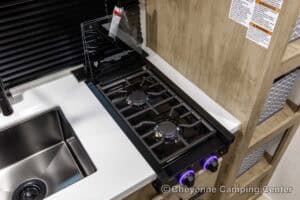 2026 Forest River Cherokee Wolf Pup Black Label 16CMBL Small Camper Interior Image