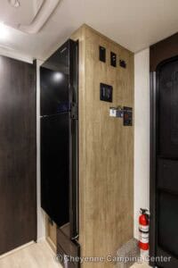 2026 Forest River Cherokee Wolf Pup Black Label 16CMBL Small Camper Interior Image