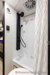 2026 Forest River Cherokee Wolf Pup Black Label 16CMBL Small Camper Interior Image