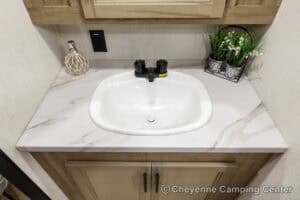 2026 Forest River Cherokee Wolf Pup Black Label 16CMBL Small Camper Interior Image