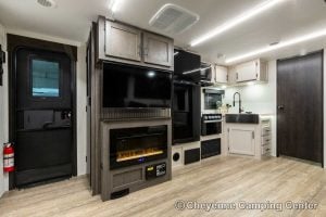 2026 Forest River Cherokee Alpha Wolf 25RB-L Couples Travel Trailer Interior Image