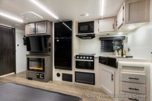 2026 Forest River Cherokee Alpha Wolf 25RB-L Couples Travel Trailer Interior Image