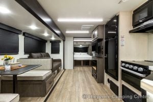 2026 Forest River Cherokee Alpha Wolf 25RB-L Couples Travel Trailer Interior Image