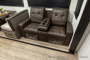 2026 Forest River Cherokee Alpha Wolf 25RB-L Couples Travel Trailer Interior Image