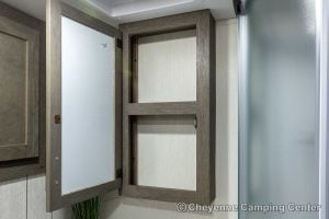 2026 Forest River Cherokee Alpha Wolf 25RB-L Couples Travel Trailer Interior Image