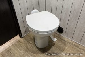 2026 Forest River Cherokee Alpha Wolf 25RB-L Couples Travel Trailer Interior Image