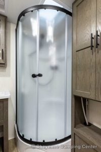 2026 Forest River Cherokee Alpha Wolf 25RB-L Couples Travel Trailer Interior Image