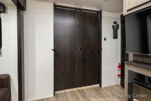 2026 Forest River Cherokee Alpha Wolf 25RB-L Couples Travel Trailer Interior Image