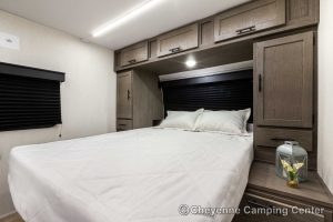 2026 Forest River Cherokee Alpha Wolf 25RB-L Couples Travel Trailer Interior Image