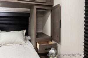 2026 Forest River Cherokee Alpha Wolf 25RB-L Couples Travel Trailer Interior Image