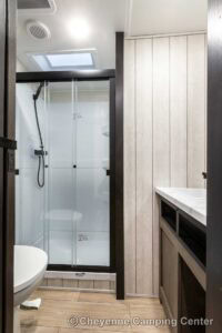 2026 Forest River Cherokee Arctic Wolf 331BH Bunkhouse Fifth Wheel Interior Image