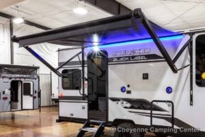 2027 Forest River Cherokee Wolf Pup Black Label 16CMBL Small Camper Exterior Image