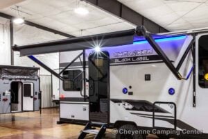 2027 Forest River Cherokee Wolf Pup Black Label 16CMBL Small Camper Exterior Image