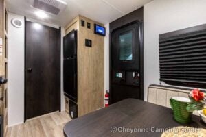 2027 Forest River Cherokee Wolf Pup Black Label 16CMBL Small Camper Interior Image