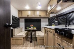 2027 Forest River Cherokee Wolf Pup Black Label 16CMBL Small Camper Interior Image