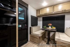 2027 Forest River Cherokee Wolf Pup Black Label 16CMBL Small Camper Interior Image