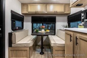 2027 Forest River Cherokee Wolf Pup Black Label 16CMBL Small Camper Interior Image
