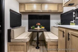 2027 Forest River Cherokee Wolf Pup Black Label 16CMBL Small Camper Interior Image