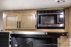 2027 Forest River Cherokee Wolf Pup Black Label 16CMBL Small Camper Interior Image