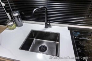 2027 Forest River Cherokee Wolf Pup Black Label 16CMBL Small Camper Interior Image