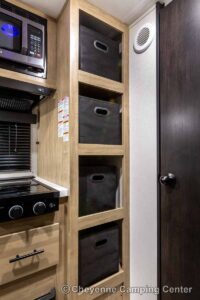 2027 Forest River Cherokee Wolf Pup Black Label 16CMBL Small Camper Interior Image