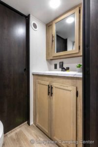 2027 Forest River Cherokee Wolf Pup Black Label 16CMBL Small Camper Interior Image