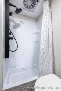 2027 Forest River Cherokee Wolf Pup Black Label 16CMBL Small Camper Interior Image