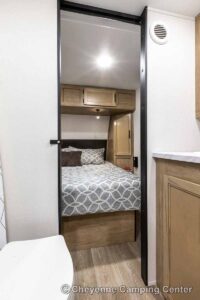 2027 Forest River Cherokee Wolf Pup Black Label 16CMBL Small Camper Interior Image