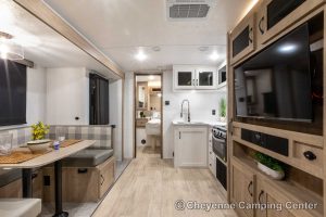 2025 Palomino SolAire Ultra Lite 2430BHS Bunkhouse Travel Trailer Interior Image