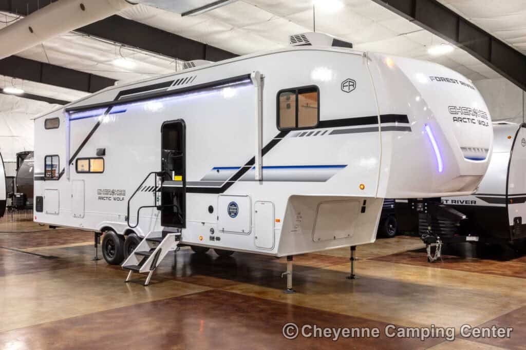 2026 Forest River Cherokee Arctic Wolf 331BH Bunkhouse Fifth Wheel Enterior Image
