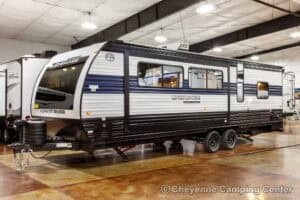 2026 Forest River Cherokee Grey Wolf 27GH Front Kitchen Travel Trailer Exterior Image