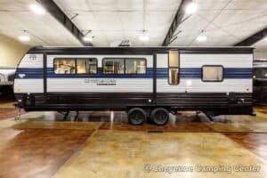 2026 Forest River Cherokee Grey Wolf 27GH Front Kitchen Travel Trailer Exterior Image