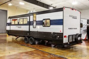 2026 Forest River Cherokee Grey Wolf 27GH Front Kitchen Travel Trailer Exterior Image