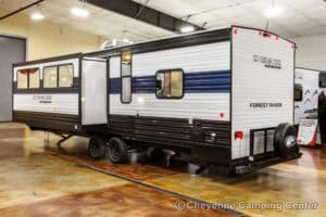 2026 Forest River Cherokee Grey Wolf 27GH Front Kitchen Travel Trailer Exterior Image