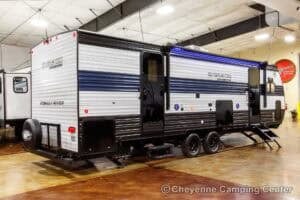 2026 Forest River Cherokee Grey Wolf 27GH Front Kitchen Travel Trailer Exterior Image