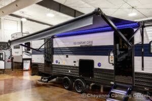 2026 Forest River Cherokee Grey Wolf 27GH Front Kitchen Travel Trailer Exterior Image