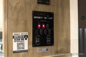 2026 Forest River Cherokee Grey Wolf 27GH Front Kitchen Travel Trailer Interior Image