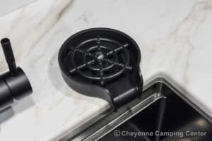 2026 Forest River Cherokee Grey Wolf 27GH Front Kitchen Travel Trailer Interior Image