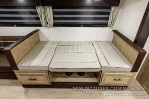 2027 Forest River Cherokee Grey Wolf 27GH Front Kitchen Travel Trailer Interior Image