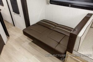 2027 Forest River Cherokee Grey Wolf 27GH Front Kitchen Travel Trailer Interior Image