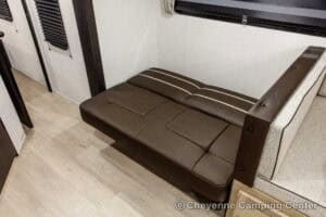 2026 Forest River Cherokee Grey Wolf 27GH Front Kitchen Travel Trailer Interior Image