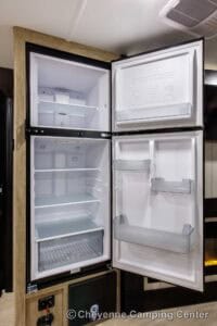 2026 Forest River Cherokee Grey Wolf 27GH Front Kitchen Travel Trailer Interior Image