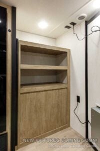 2027 Forest River Cherokee Grey Wolf 27GH Front Kitchen Travel Trailer Interior Image