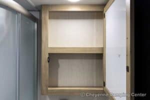 2026 Forest River Cherokee Grey Wolf 27GH Front Kitchen Travel Trailer Interior Image