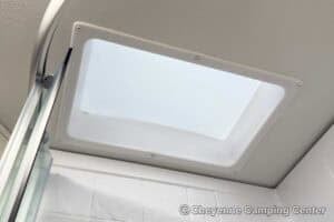 2026 Forest River Cherokee Grey Wolf 27GH Front Kitchen Travel Trailer Interior Image