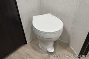 2026 Forest River Cherokee Grey Wolf 27GH Front Kitchen Travel Trailer Interior Image