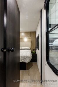 2027 Forest River Cherokee Grey Wolf 27GH Front Kitchen Travel Trailer Interior Image
